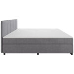 BOXSPRINGBED 240 cm x 200 cm, hout, textiel, lichtgrijs karton thumbnail 4