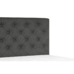 BOXSPRINGBED 140 cm x 200 cm, textiel antraciet thumbnail 5