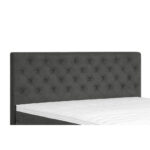 BOXSPRINGBED 140 cm x 200 cm, textiel antraciet thumbnail 4