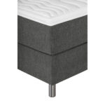 BOXSPRINGBED 140 cm x 200 cm, textiel antraciet thumbnail 7