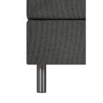 BOXSPRINGBED 140 cm x 200 cm, textiel antraciet thumbnail 6