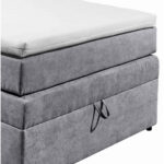 BOXSPRINGBED 120 cm x 200 cm, lichtgrijs thumbnail 7