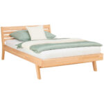 BED 140 cm x 200 cm, beukenhout (kernhout) thumbnail 2