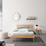 BED 140 cm x 200 cm, beukenhout (kernhout) thumbnail 3