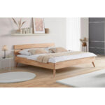 BED 180 cm x 200 cm, beukenhout (kernhout) thumbnail 1
