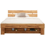 BED 180 cm x 200 cm, hout wilde eik thumbnail 3