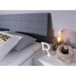 BED 180 cm x 200 cm, houtmateriaal wit, hoogglans thumbnail 4
