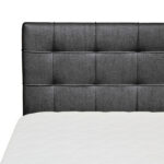 BED MET MATRAS x , hout, grafietkleurig textiel thumbnail 6