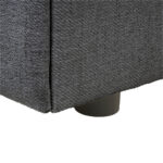 BED MET MATRAS x , hout, grafietkleurig textiel thumbnail 7