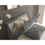 BED MET MATRAS 120 cm x 200 cm, textiel, houtmateriaal grafietkleur thumbnail 6