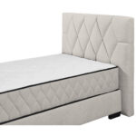 BED MET MATRAS 120 cm x 200 cm, textiel, houtmateriaal wit thumbnail 5