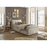 BED MET MATRAS 120 cm x 200 cm, textiel, houtmateriaal wit thumbnail 1