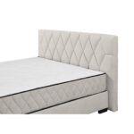BED MET MATRAS 180 cm x 200 cm, textiel, houtmateriaal wit thumbnail 6