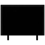 BED MET MATRAS 120 cm x 200 cm, zwart textiel thumbnail 4