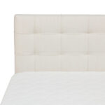 BED MET MATRAS x, hout, crème textiel thumbnail 4