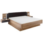 BEDDENSET x, houtmateriaal grafietkleur, eikenkleur thumbnail 2
