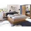 BEDDENSET x, houtmateriaal grafietkleur, eikenkleur