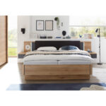 BEDDENSET x, houtmateriaal grafietkleur, eikenkleur thumbnail 5