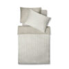 BEDDENGOED 200/200 cm damast crèmekleur, wit