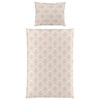 BEDDENGOED LUXE JACQUARD 140/200 cm, bruin fluweel