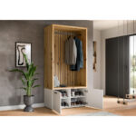 HALKAMER wit, ambachtelijk eiken thumbnail 3