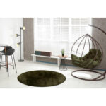 TAPIJT Heaven 160 cm geweven donkergroen thumbnail 2