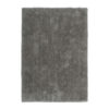 TAPIJT MET HOGE VLOER Fluweel 160/230 cm getuft platinakleur