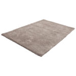 TAPIJT MET HOGE VLOER Fluweel 160/230 cm getuft platinakleur thumbnail 3