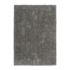 TAPIJT MET HOGE VLOER Fluweel 160/230 cm getuft platinakleur