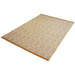 TAPIJT VOOR BUITENGEBRUIK 206/290 cm geweven crèmekleur, wit thumbnail 3