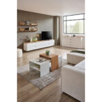 REGAL 280/174/44 cm wit, ambachtelijk eiken thumbnail 2