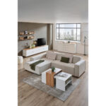 REGAL 280/174/44 cm wit, ambachtelijk eiken thumbnail 3