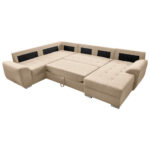 ZADELSET, microvezel beige thumbnail 3