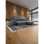 ZADELSET, donkergrijs chenille thumbnail 5