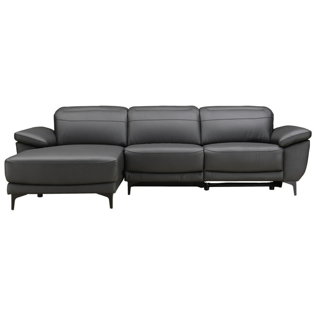 ZETELSET, leerlook echt leer, combinatie echt leer/leerlook zwart