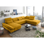 ZADELSET, geel microvelours thumbnail 2