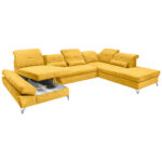 ZADELSET, geel microvelours thumbnail 5