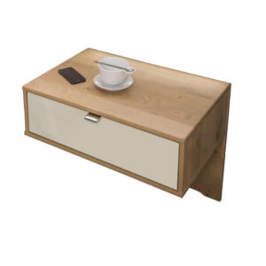 SET NACHTKASTJES, eikenkleur