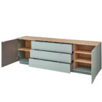 IROKA CHEST, mintgroen, ambachtelijk eikenhout thumbnail 2
