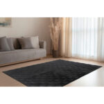 GEWEVEN TAPIJT 200/290 cm geweven grafietkleur thumbnail 2