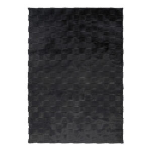 GEWEVEN TAPIJT 160/230 cm geweven grafietkleur