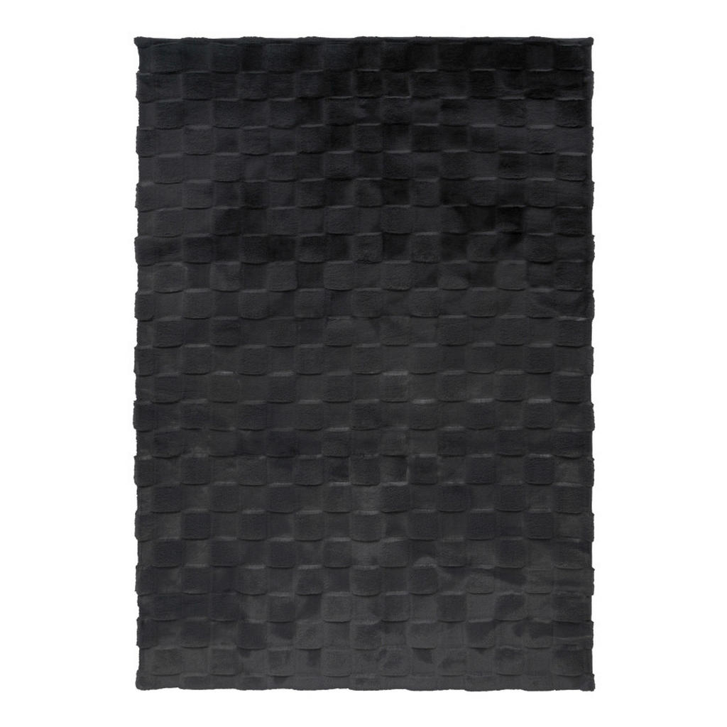 GEWEVEN TAPIJT 200/290 cm geweven grafietkleur
