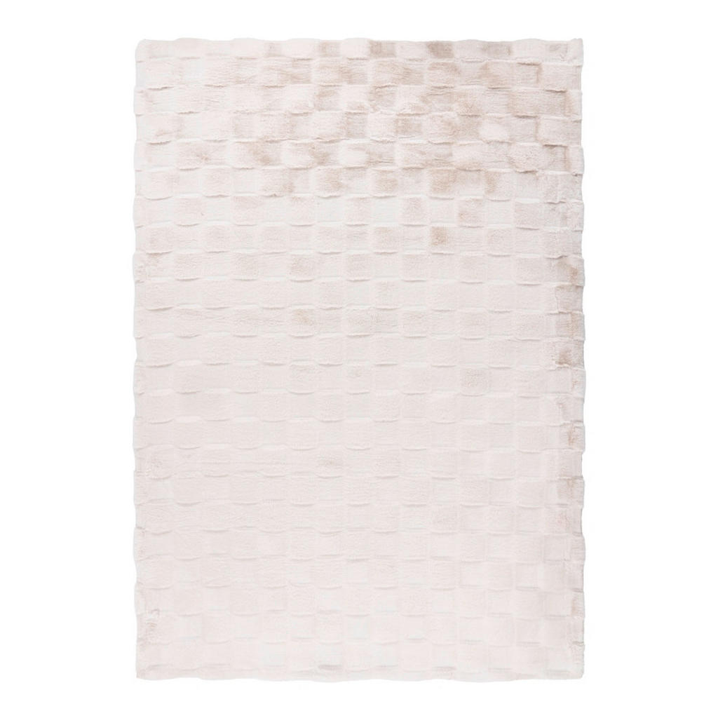 GEWEVEN TAPIJT 160/230 cm geweven crèmekleur