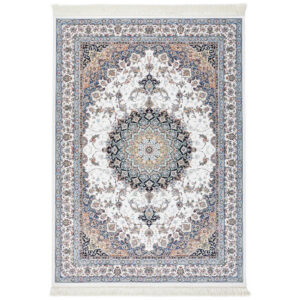 GEWEVEN TAPIJT Nain 80/150 cm crèmekleur, veelkleurig