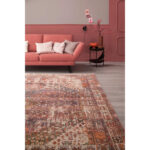GEWEVEN TAPIJT Mystik 133/185 cm geweven lila, oranje, rood thumbnail 2