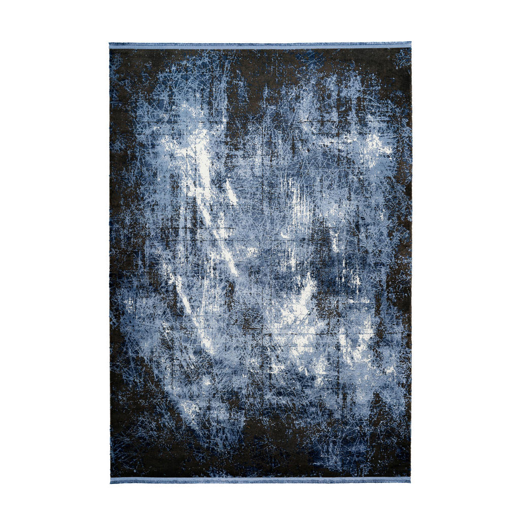 GEWEVEN TAPIJT Elysee 200/290 cm blauw