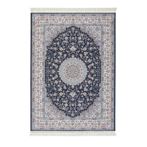 GEWEVEN TAPIJT 80/150 cm blauw, veelkleurig