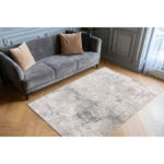GEWEVEN TAPIJT 200/290 cm geweven zilverkleur thumbnail 2
