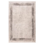 GEWEVEN TAPIJT 160/230 cm geweven zilverkleur thumbnail 1