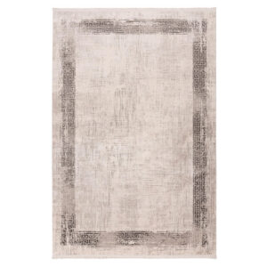 GEWEVEN TAPIJT 120/170 cm geweven zilverkleur